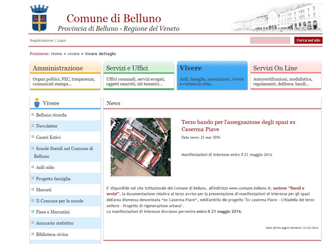 Pubblicazione del terzo bando per le manifestazioni di interesse