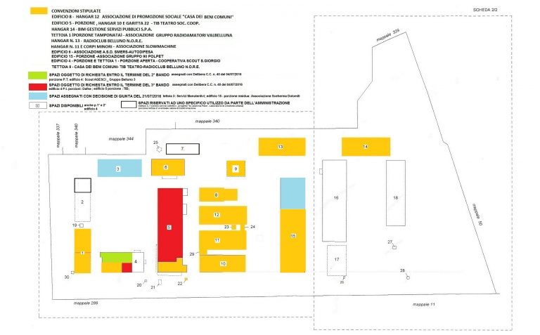 Planimetria situazione al 2 novembre 2016