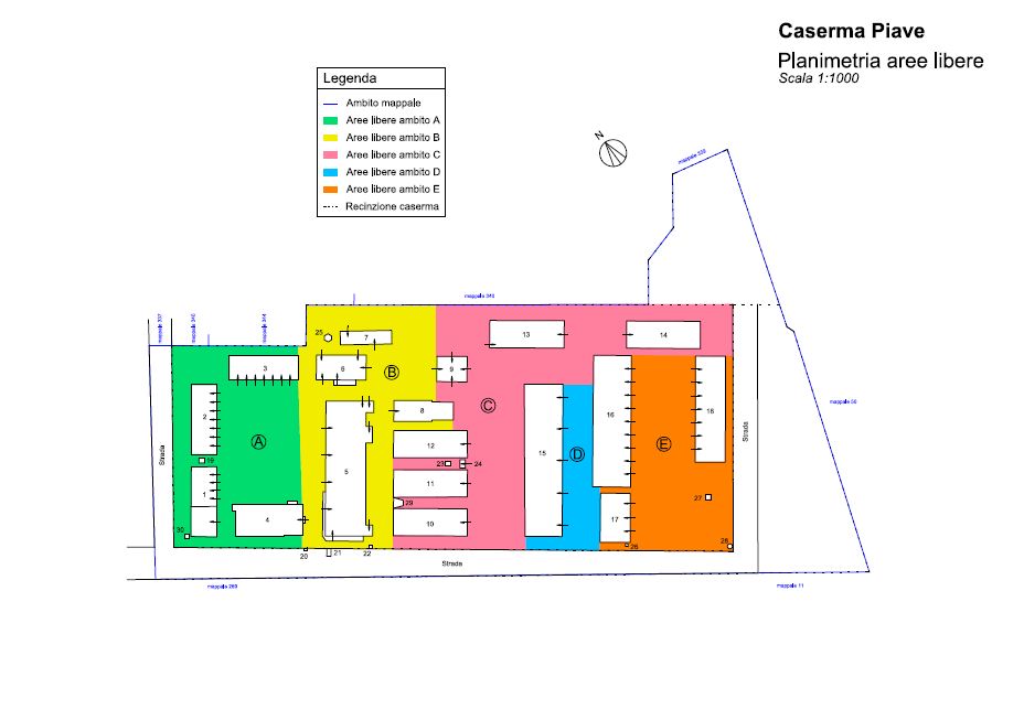 Planimetria aree libere 2013