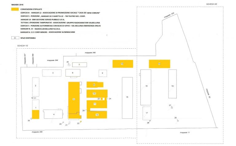 Planimetria situazione maggio 2016