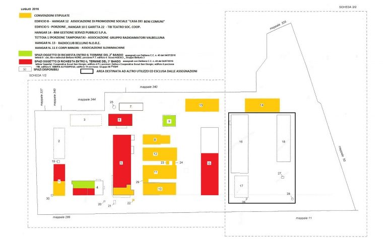 Planimetria situazione luglio 2016