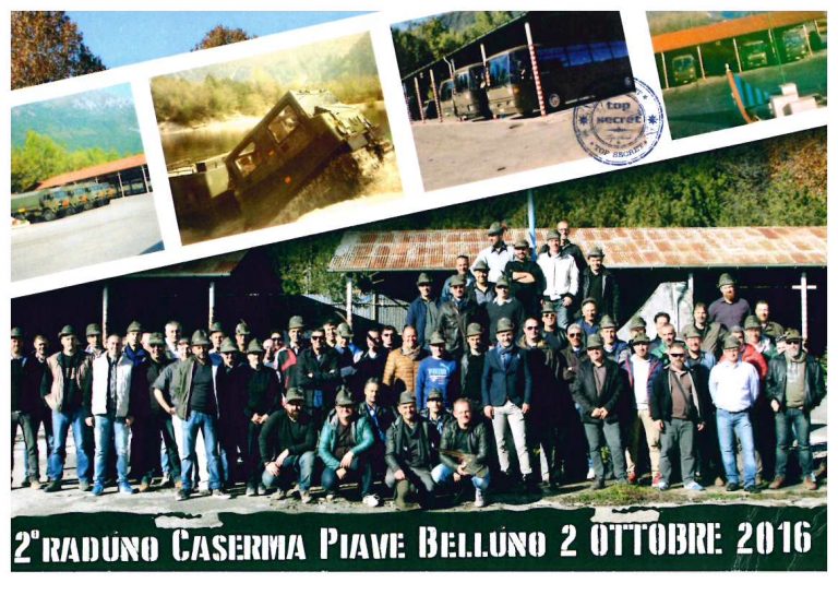 Ritrovo degli ex Alpini della caserma Piave
